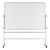 Double-Sided Portable Magnetic Dry Erase Board w/ Aluminum Frame